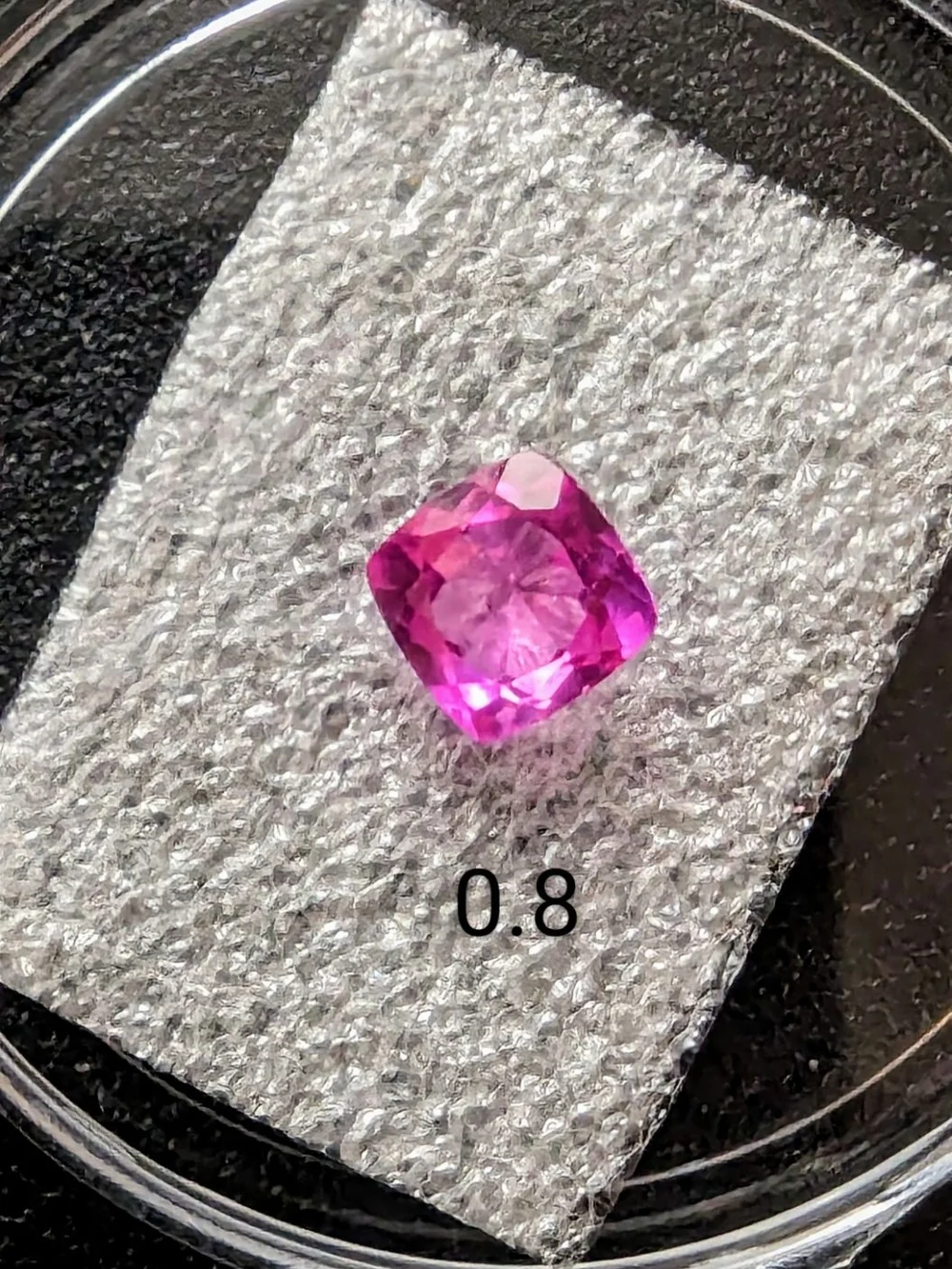 0.8ct Red Beryl